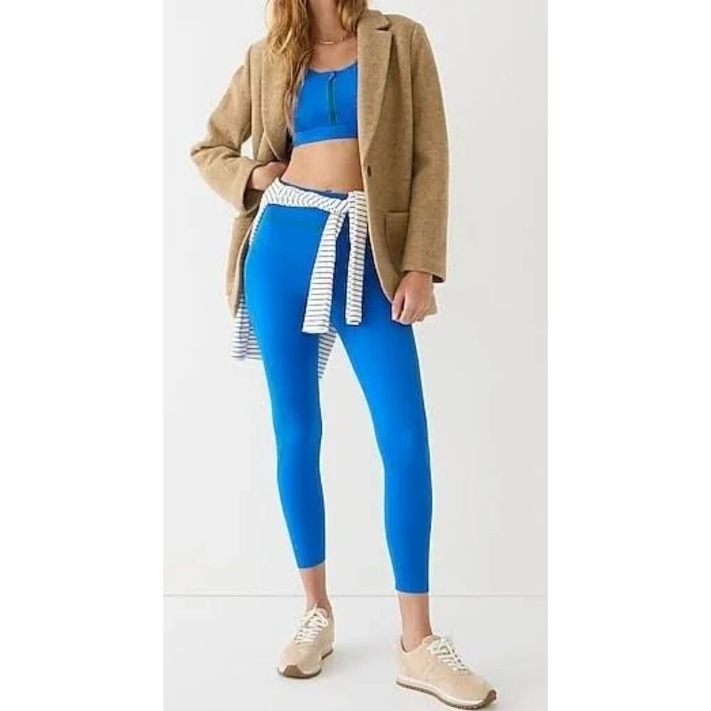 J.Crew SleekStretch Matching Activewear Set – Tidewater Blue – Size M
